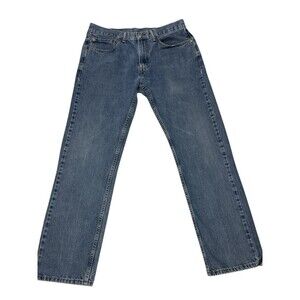 Levi's 505 Regular Fit Jean Men’s Size 34 x 32 Medium Stonewash Streetwear Denim